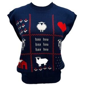 Vintage Pendleton Novelty Sheep Sweater Vest